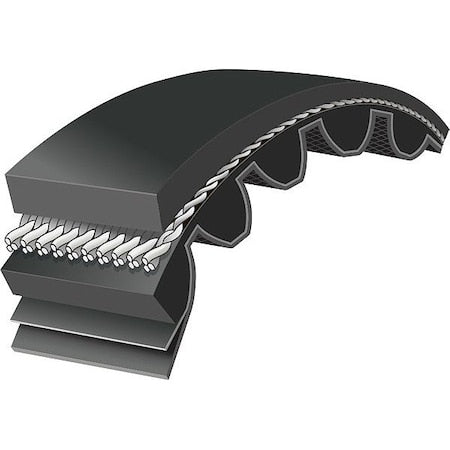 Bando 800-S8M-1800 - Modified Curvilinear Industrial Timing Belt, 225 Teeth, Neoprene, 1800 mm Wide, 8 mm Pitch, 800-S8 M-1800