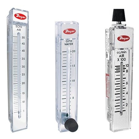 Dwyer Instruments RMA-34-SSV - Flowmeter,20-300cc,2"Scale,Stainlss Valve