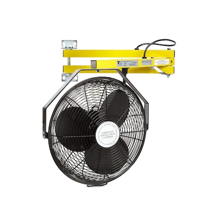 Ideal Warehouse Innovations 60-5495-100 - Dock Fan,w/40 in Double Strut Arm