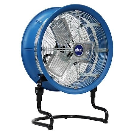 Patterson BLUE1800 - Industrial Fan, Floor Mount, 18 in Blade Dia, 115 V, 3,800 cfm, Non-Oscillating