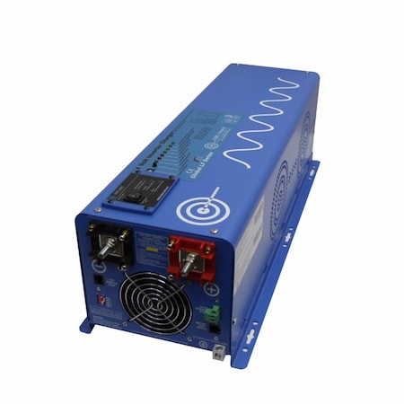 Aims Power PICOGLF60W48V120V - Power Inverter and Battery Charger, Pure Sine, 18,000 W Peak, 6,000 W Continuous, 1 Outlets