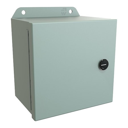 Hammond EJ664 - Latches Electrical Enclosure, 6 in H, 4 in D, 6 in W, 12, 13, 3 R, 4, Steel
