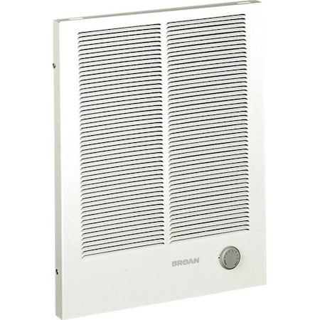 Broan-Nutone 192 - Recessed Electric Wall-Mount Heater, Recessed or Surface, 750/1500, 1000/2000 W, 208/240 V AC, White