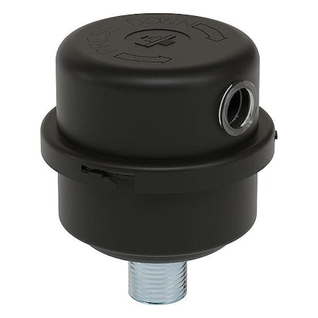 Solberg FS-07-038 - Filter Silencer,3/8" MNPT Inlet,8 cfm
