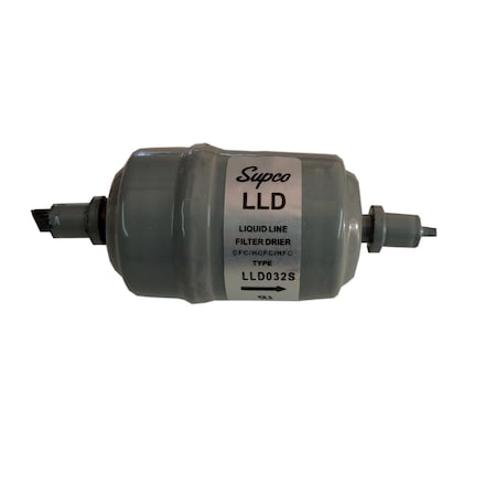 Supco LLD032S - Liquid Line Dryer,1/4" ODF,3"cu.