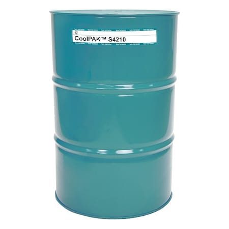 Coolpak CPS4210-54G - Metalworking Fluid, S4210, Semisynthetic, 54 gal, Drum, Colorless to Yellow