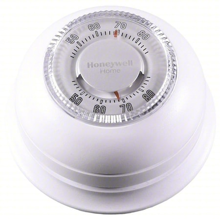 Honeywell Home T87K1007 - Thermostat, 1 H, Battery Assisted Power Stealing, 20/30 VAC