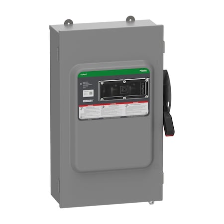 Schneider Electric VH364AWKGL - Safety Switch, Fusible, 3 PST, Three Phase, NEMA 12, Indoor, Steel