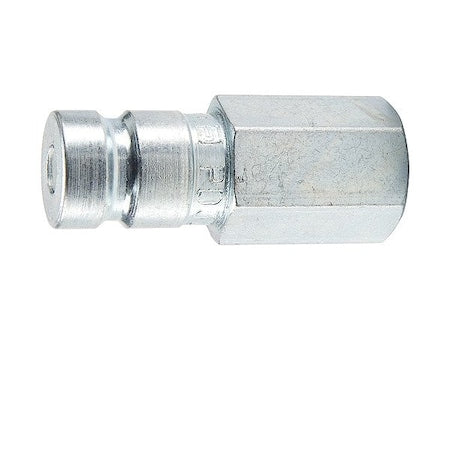 Parker PD342 - Nipple, Steel Body, Push-to-Connect Lock, 1/4"-18 Thread Size
