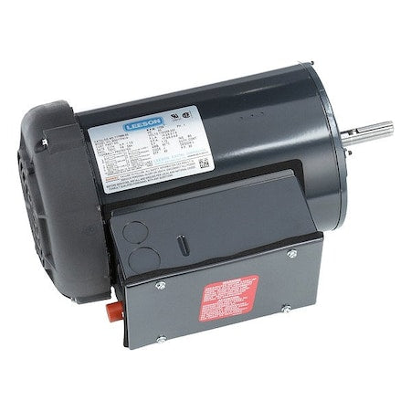 Leeson 117866.00 - Farm Duty Motor, Capacitor-Start/Run, 1 1/2 HP, 115/230 V AC, 1,725 Nameplate RPM, 56 H Frame