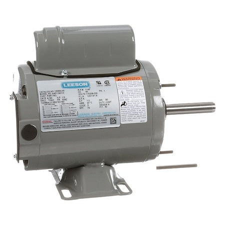 Leeson 100604.00 - Farm Duty Motor, Permanent Split Capacitor, 1/3 HP, 115/230 V AC, 1,140 Nameplate RPM, S56 Z Frame