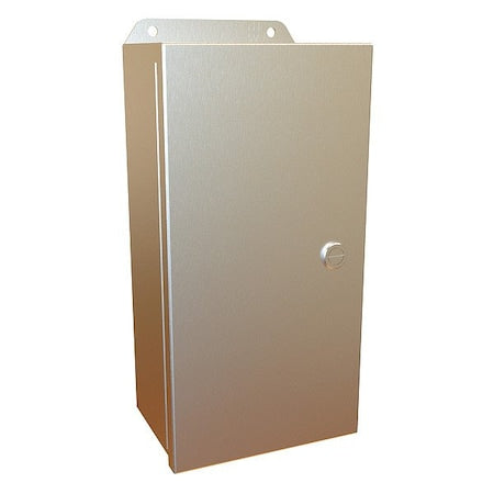 Hammond EJ1264SS - Latches Electrical Enclosure, 12 in H, 4 in D, 6 in W, 12, 13, 3 R, 4, 4 X, Stainless Steel