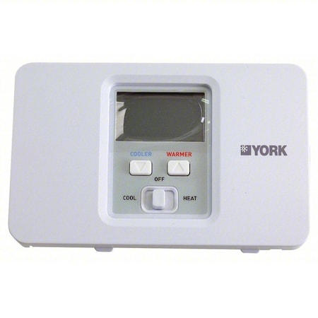 York S1-THEC11NY - Thermostat,1 Heat/1 Cool Stage,Non-Program
