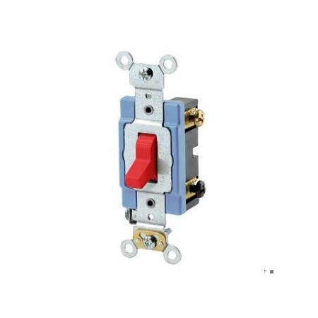 Leviton 1203-2R - Toggle 15 A 3-Way Quiet Red