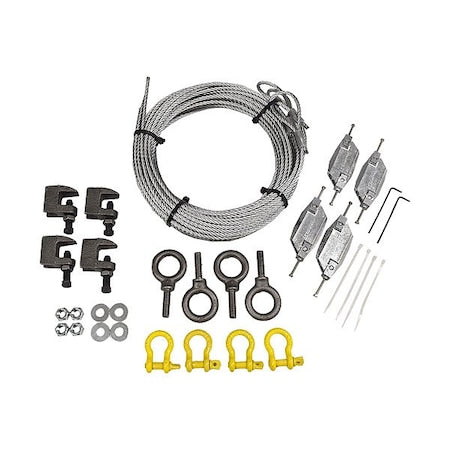 Schaefer BDCABLEKIT15 - Mounting Kit, Silver, Steel, 12 in L