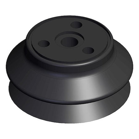 Smc ZP40HBN - Vacuum Pad,Black,Bellows Pad