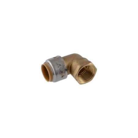 Sharkbite UR314 - Elbow,Brass,Push-Fit3/4in,FNPT3/4in