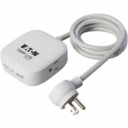 Tripp Lite PS26PD32WCAM - Outlet Strip, White, 3-7/8 in, 2 Outlets