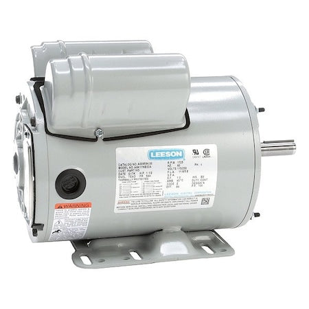 Leeson A009594.00 - Farm Duty Motor, Capacitor-Start/Run, 1 1/2 HP, 115/230 V AC, 1,725 Nameplate RPM, 56 H Frame