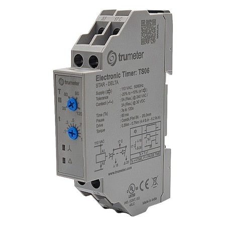 Trumeter TS06 - Time Delay Relay,240 V AC