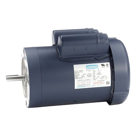 Leeson 110042.00 - Capacitor-Start/Run General Purpose Motor, 1 1/2 hp HP, 56 C Frame, 115/208-230 V AC Voltage