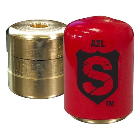 Shield SHLD-E12-A2L - Refrigerant Locking Cap,1 in L, PK12