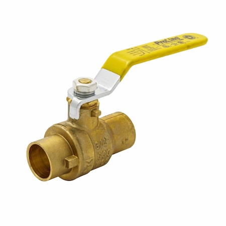 107-844NL - Manual 2-Way Ball Valve,Sweat,Brass