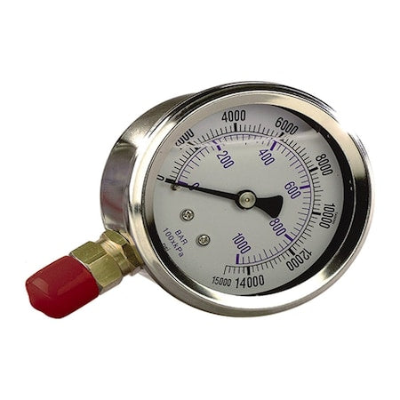 Williams JHW8G04W - Facedia.meter Liq Gauge,4",1/4" NTPF