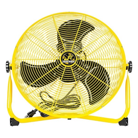 Jan Fan JF-18F-Y - Mounted Fan,Silver,18in Dia,Steel,3 Blade