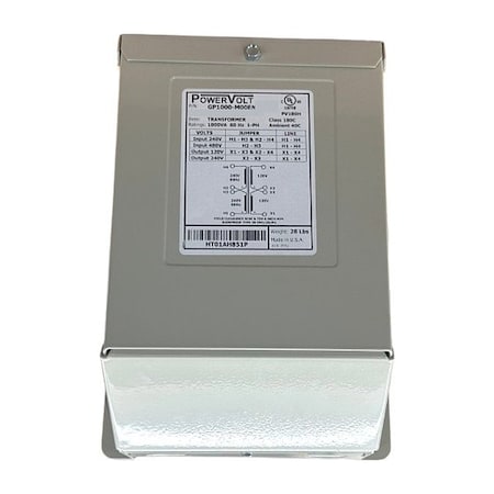 Powervolt GP1500-D60EN-D - Enclosed Industrial Control Transformer