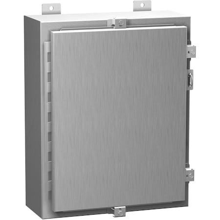 Hammond 1418N4ALE6 - Clamps Electrical Enclosure, 24 in H, 6 in D, 20 in W, 12, 13, 4, 4 X, Aluminum
