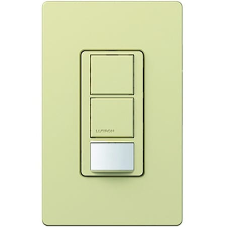 Lutron MS-PPS6-DDV-IV - Wall Mount Sensor, Photocell, Vacancy, Hard Wired, Ivory, 900 sq ft, Fluorescent, Halogen, Incandescent, LED