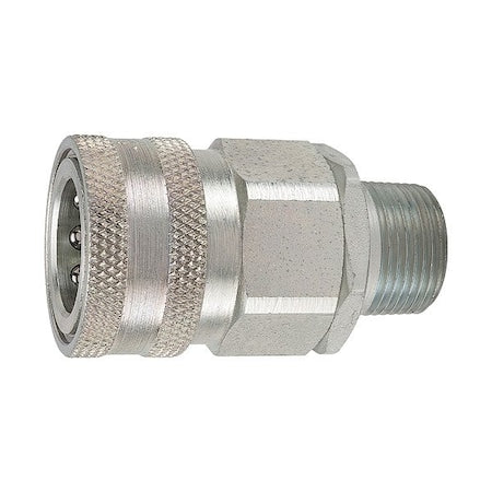 Parker VHC4-4MSL - Coupler, Steel Body, Sleeve Lock, 1/4"-18 Thread Size