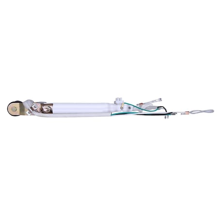 Canarm DCR08WR11 - Fan Downrod,White,Steel,1in Dia,8in L