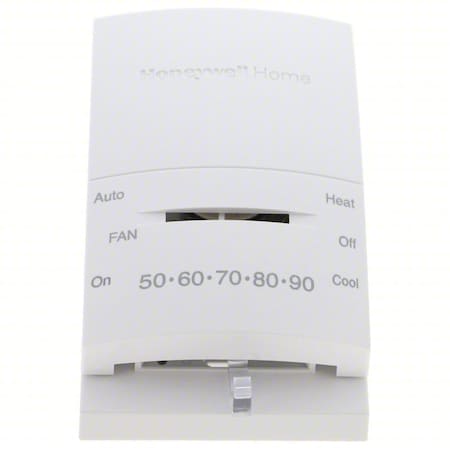 Honeywell Home T834N1002 - Low Voltage Thermostat, 1 H, 1 C, Wall or Outlet Box Mount, Hardwired, 20/30 VAC