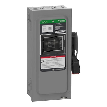 Schneider Electric VHU361 - Safety Switch, Nonfusible, 3 PST, Three Phase, NEMA 1, Indoor, Steel