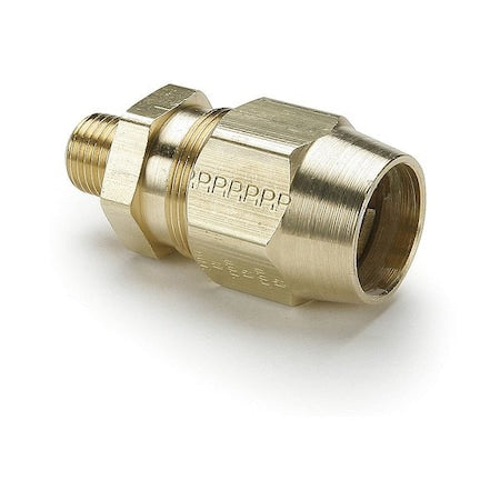Parker 68RB-6-8 - Strt, Brass, Comp. 3/8 in, MBSPP 1/2 in