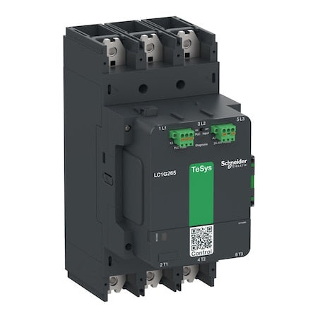 Schneider Electric LC1G500EHEA - IEC Magnetic Contactor, 1 NC/1 NO, 48 V-130 V AC/DC, 3 P, Spring Type