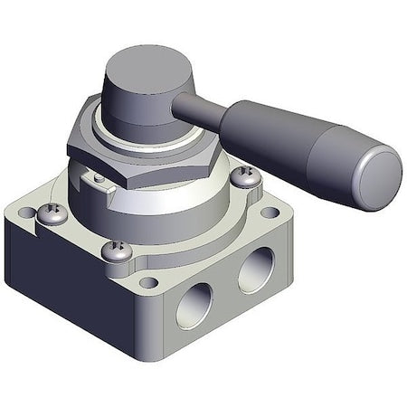 Smc VH211-N02 - Hand Valve, Exhaust, VH, Three-Position