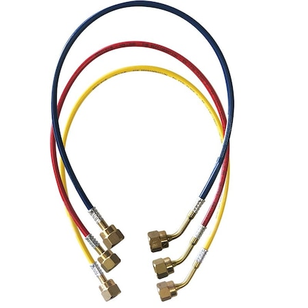 Jb Industries CCLRF-18 - Hose Set,3 Hoses,18" L,Blue/Red/Yellow