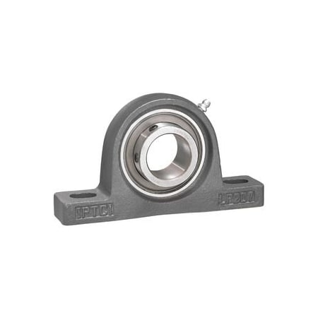 Iptci SBLP207-20G - Pillow Block Ball Bearing Mounted Unit, Cast Iron Housing Material, 1-1/2 in Dia
