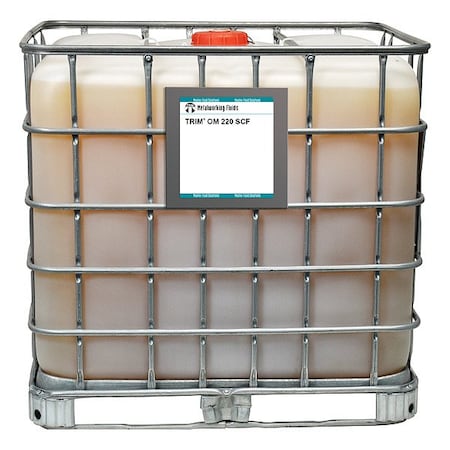Trim OM220SCF-270G - Cutting Oil, OM220 SCF, Straight Oil, 270 gal, Tote, Clear to Pale Yellow