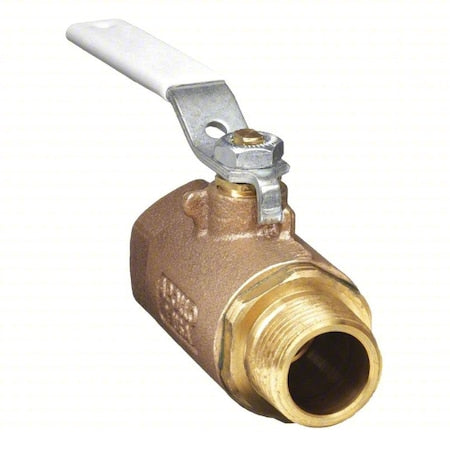 Apollo Valves 70LF80501 - 1" FNPT x MNPT Bronze Ball Valve Inline