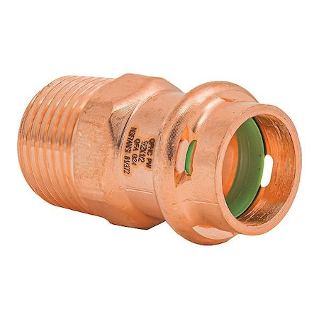 Quickfitting Surepress SPWM11R - Strt,Copper,Press-fit1/2in,MNPT1/2in