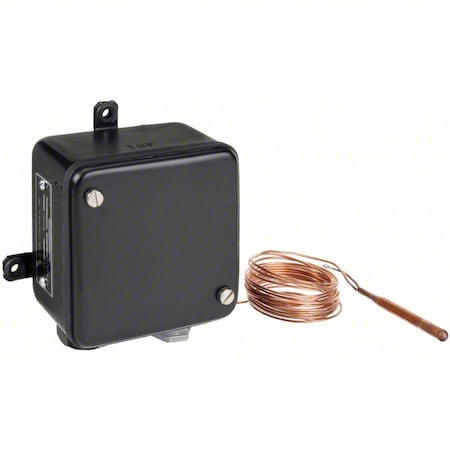 Johnson Controls A19ANC-1C - Line Voltage Mechanical Thermostat, Heat or Cool, 0 to 150 F, Screwdriver, 120 to 277 V AC, 1 C, 1 H