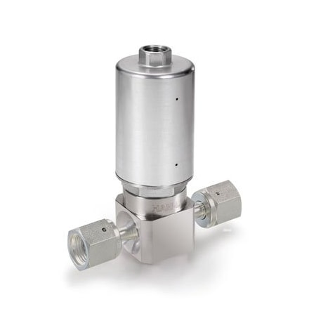 Ham-Let HM20-4VKC-GF8 - Actuated Valve,2 Port UCV,1/2 in,Swivel