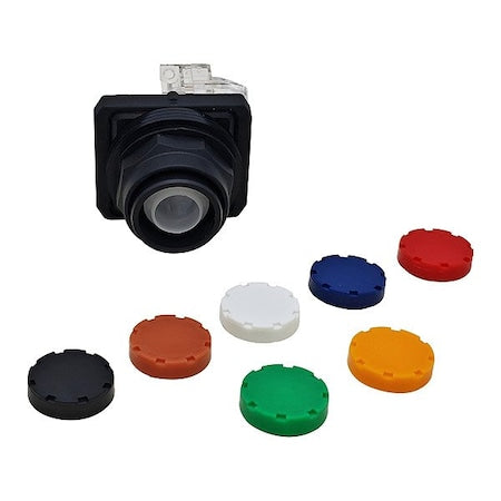 Dayton GGS_116339 - Push Button Operator, Flush, Momentary Action, Not Applicable Release, Non-Illuminated