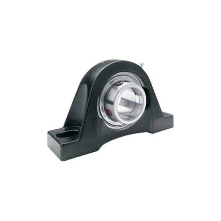 Timken YAS 1 5/8 SGT - Pillow Block Bearing, Cast Iron Housing Material, Set Screw, Ball, 1-5/8 in Dia, Alloy Steel Insert Material