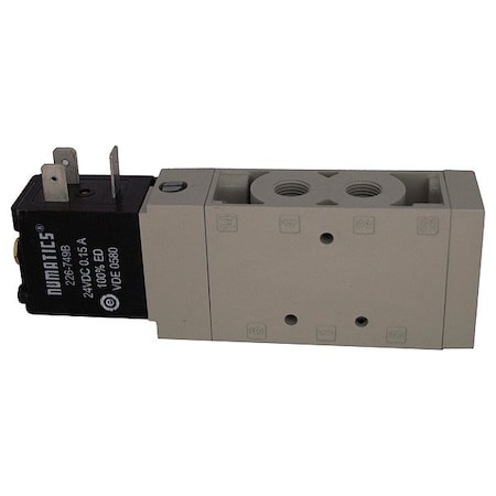 Aventics L12BA452O000040 - Solenoid Air Con Valve,Four-Way,150 psi