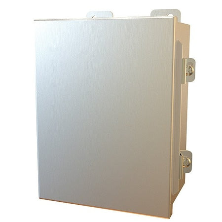 Hammond 1414N4PHS16G4 - Clamps Electrical Enclosure, 8 in H, 4 in D, 6 in W, 12, 13, 3 R, 4, 4 X, Stainless Steel